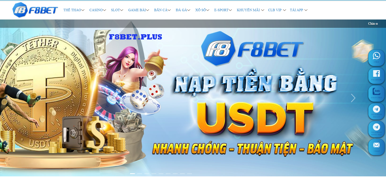 Hướng dẫn chi tiết cách nạp tiền F8bet chuẩn xác nhất