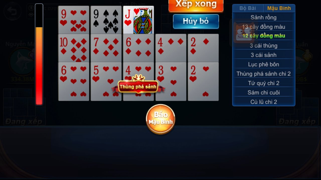 Luật chơi Game mậu binh online F8bet